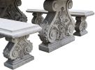 Classic Acanthus Garden Table and Bench set of 3 (KIT)