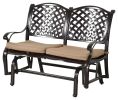 Savannah Outdoor Aluminum Bench Glider