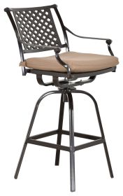 Savannah Outdoor Aluminum Bar Stool