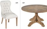 Farmhouse Diamond 48'' Round Dining Table Set of 5