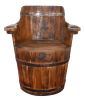 Barrel Swivel Chair Teak