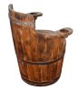 Barrel Swivel Chair Teak